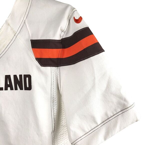 NEW Size 44 Football Jersey Authentic Nike NFL Cleveland DAWG POUND White Logos - Picture 9 of 15